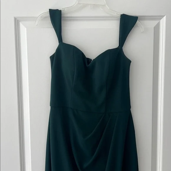 BHLDN EMERALD ROSSI CREPE MAXI DRESS - Picture 2 of 6